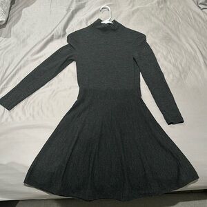 Theory dress long sleeve wool dress A-line, flare, size S/P